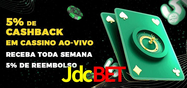 Promoções do cassino ao Vivo Jdcbet